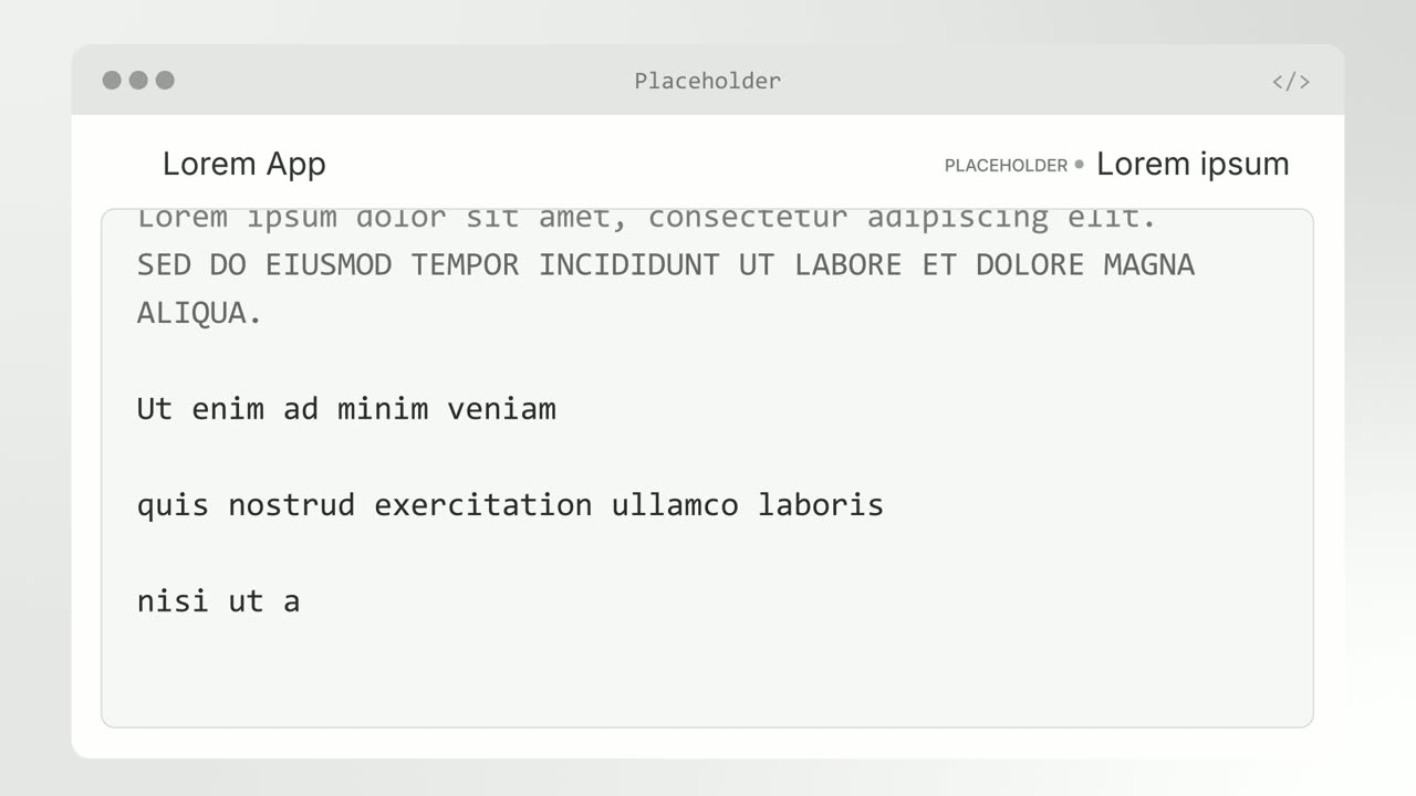 Agent Terminal template preview