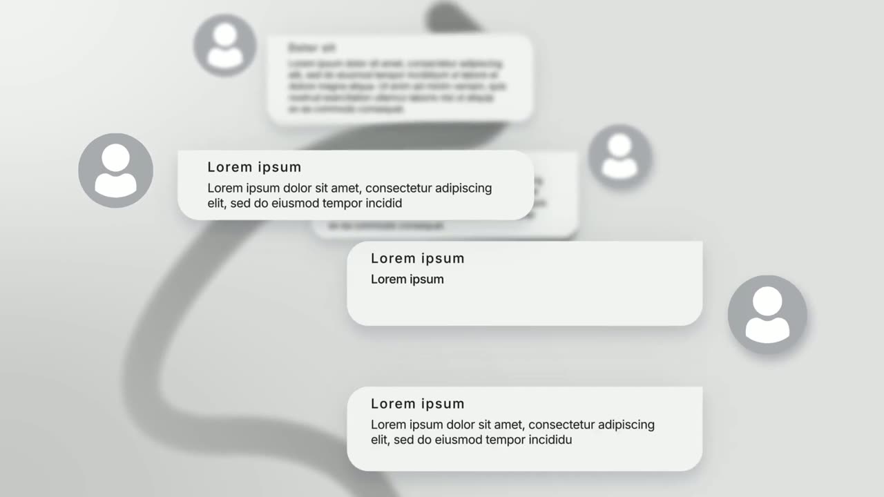 Chat Conversation template preview