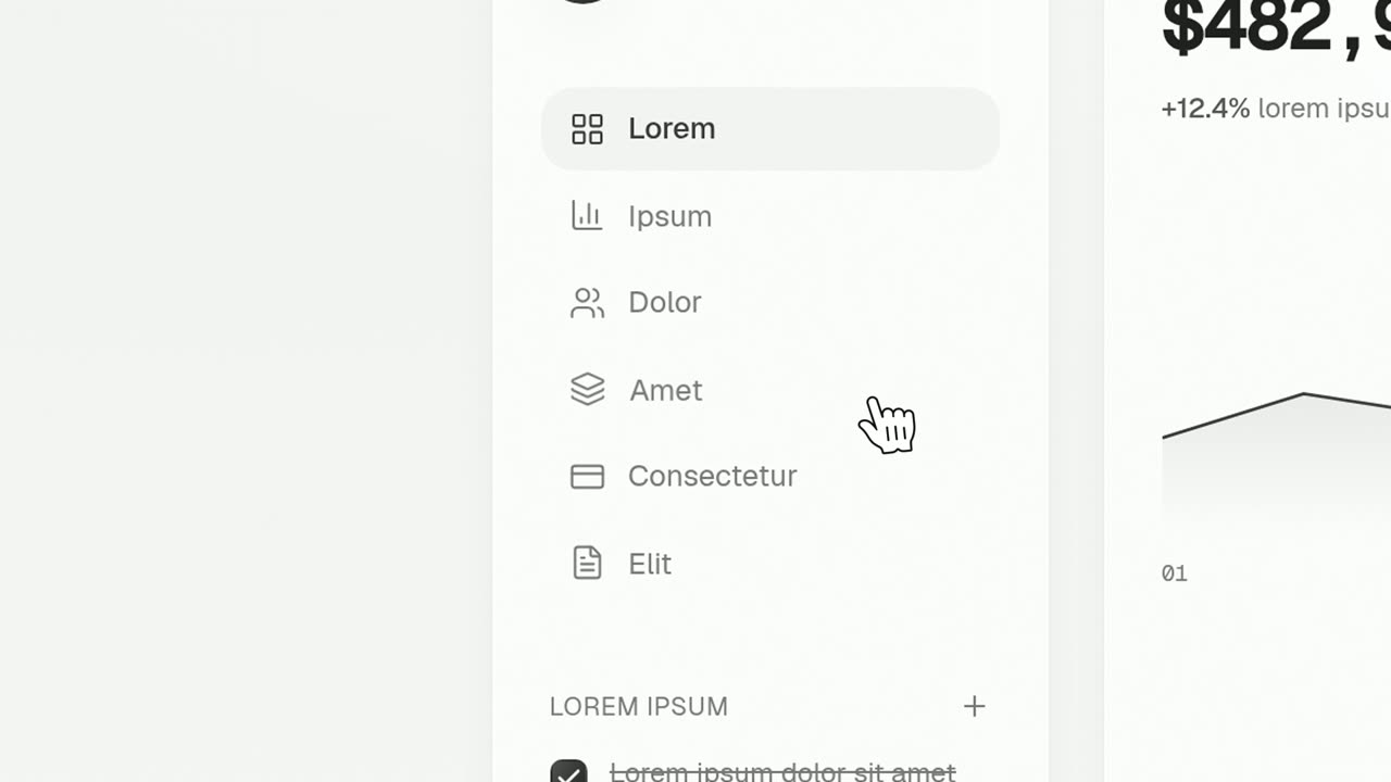 Cursor Press template preview