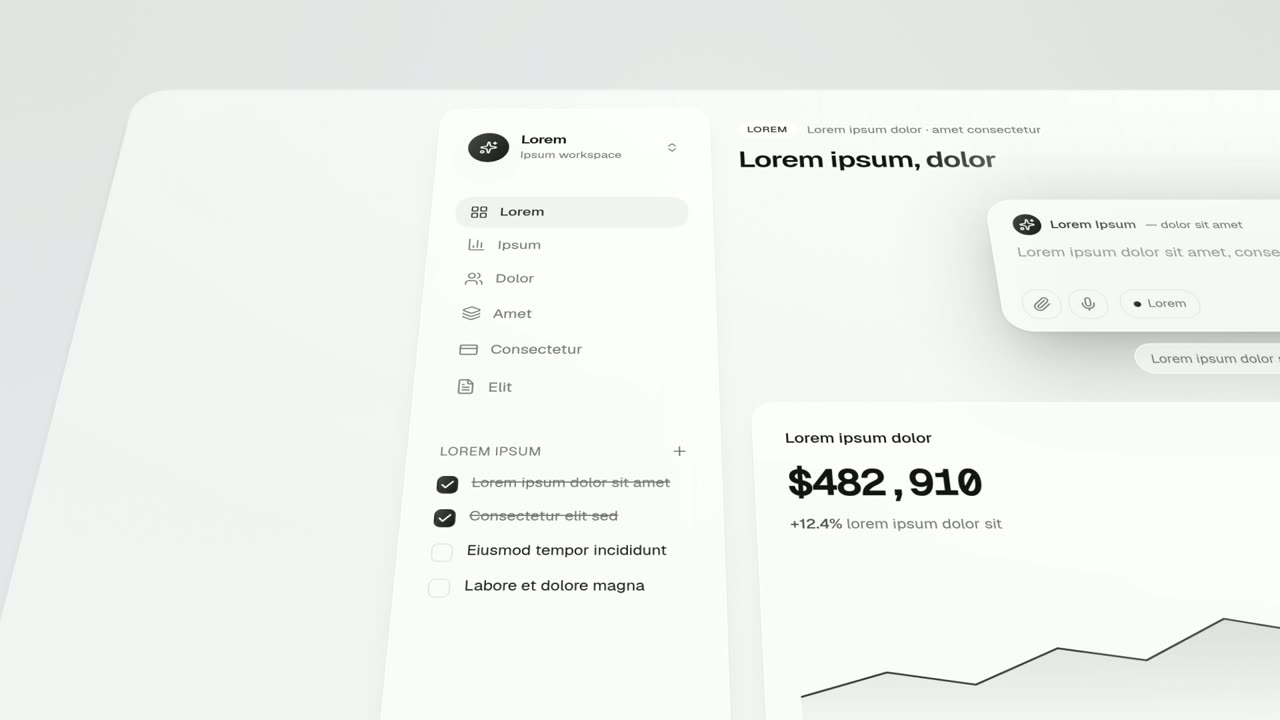 Feature Lineup template preview
