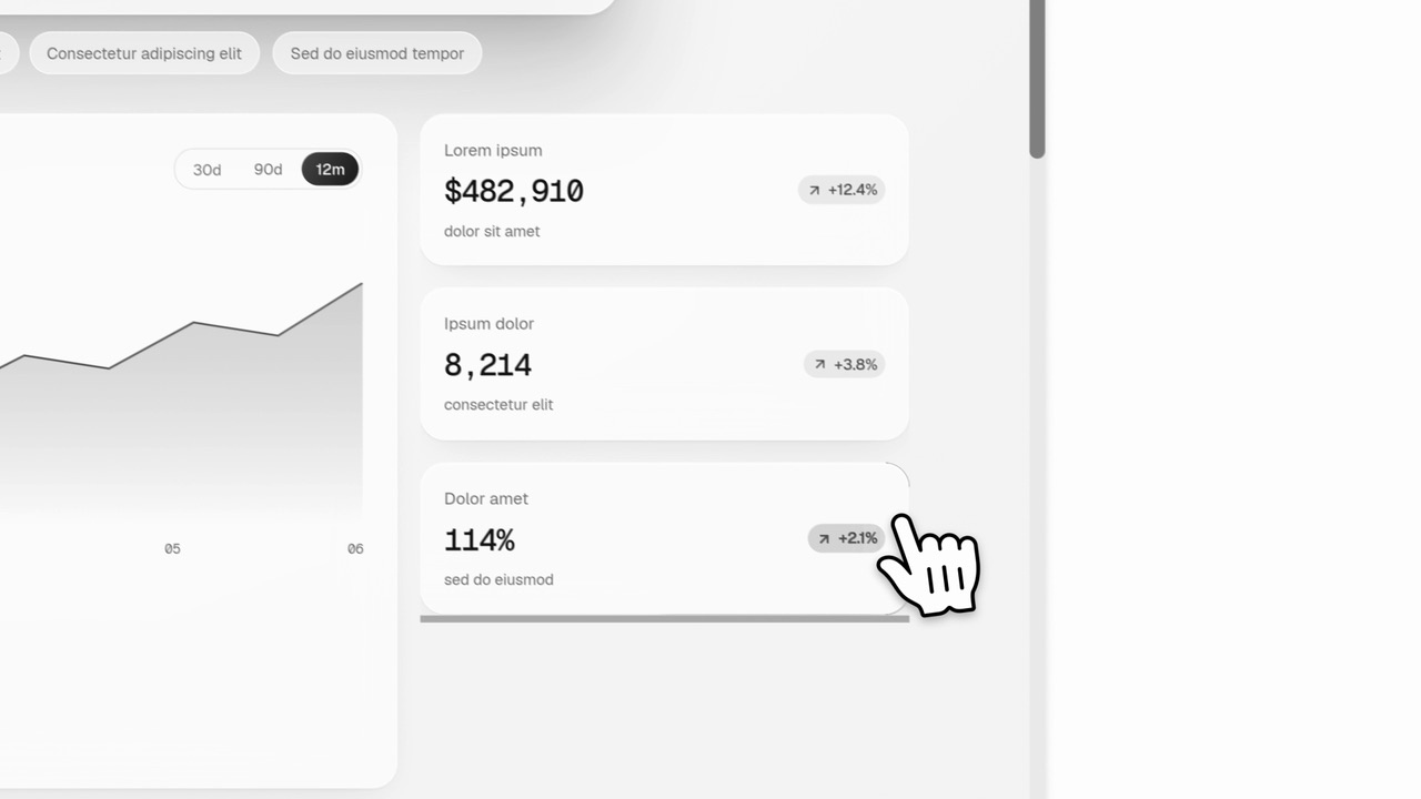 Flip Dropdown template preview