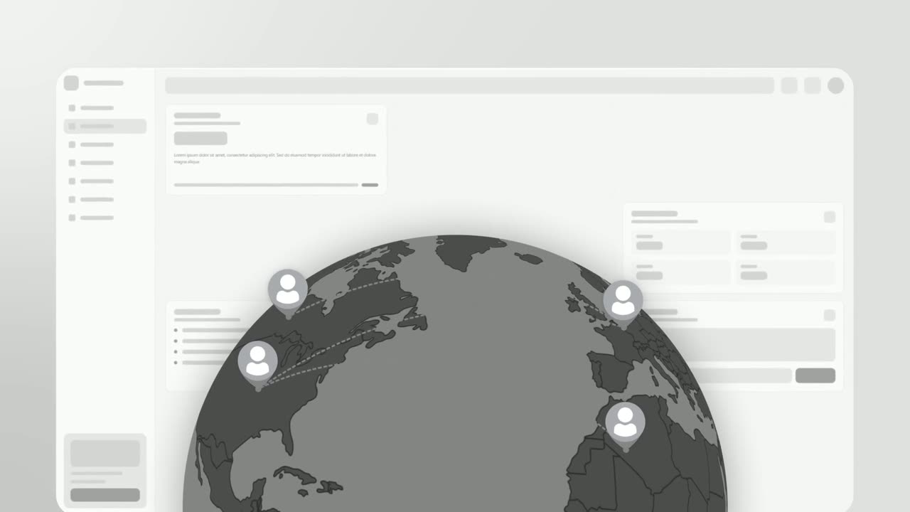 Global Data Flow Dashboard template preview