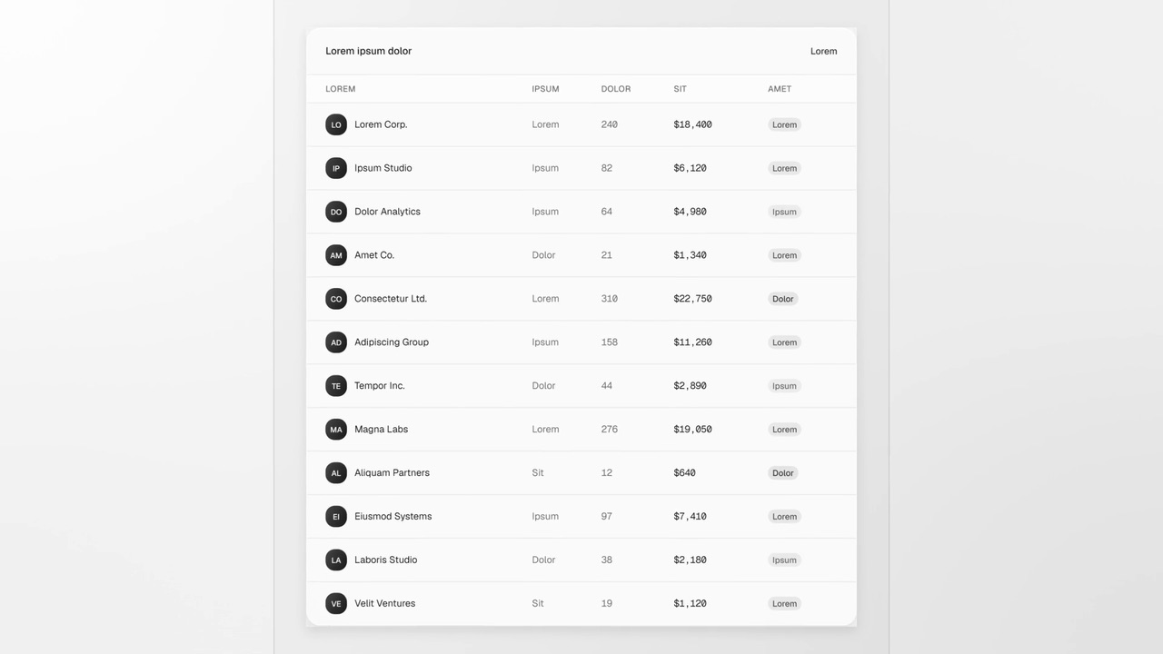 Status Reveal template preview