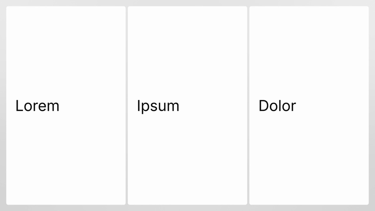 Triptych Wall template preview