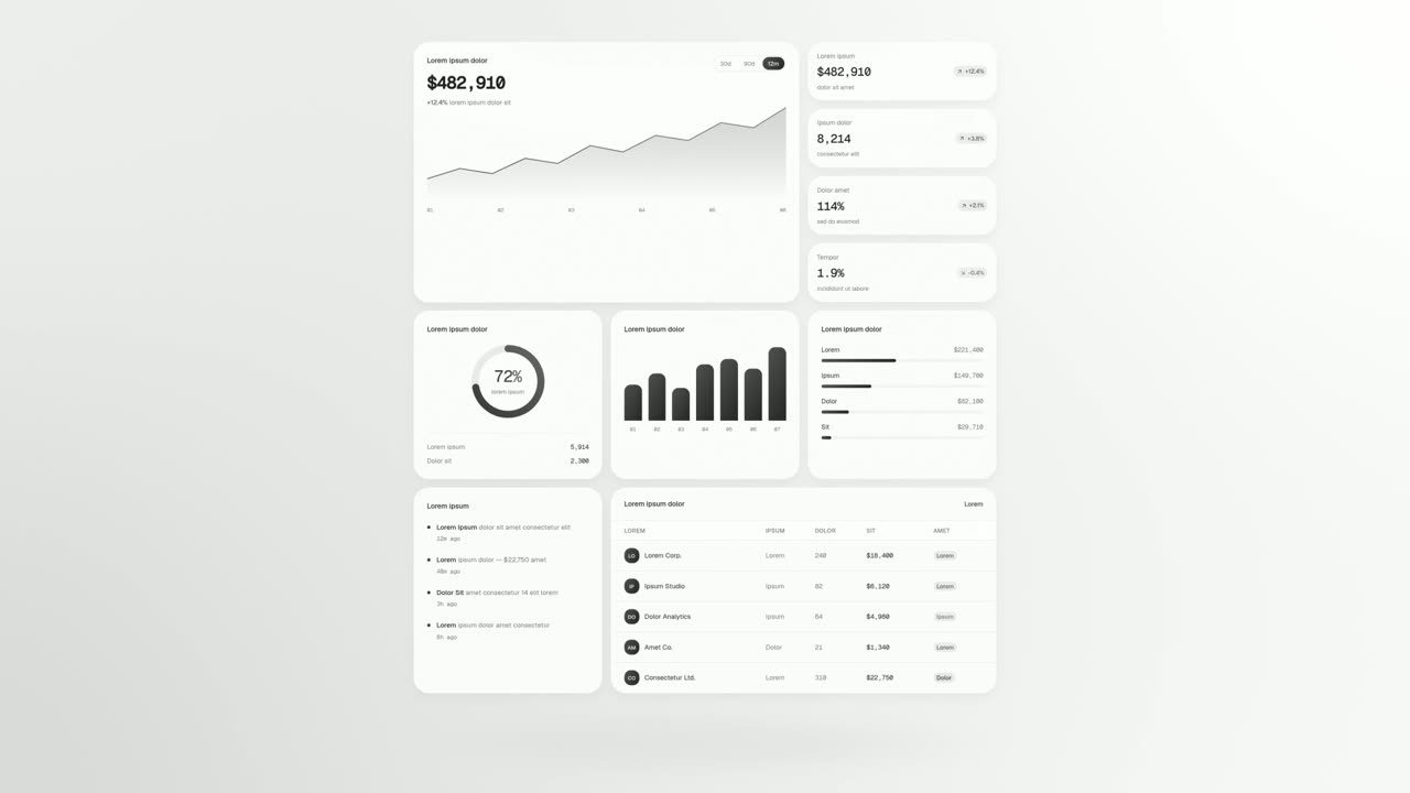 UI Unfold template preview